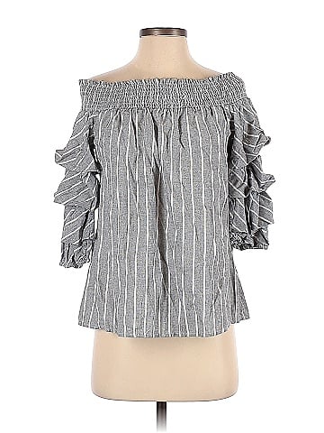 GIDDY UP GLAMOUR 3/4 Sleeve Blouse (view 1)