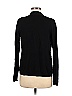 Ann Taylor Factory 100% Cotton Color Block Solid Black Cardigan Size M - photo 2