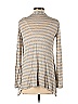 Ella Moss 100% Rayon Color Block Stripes Tan Cardigan Size XS - photo 2
