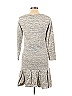 Josie Marled Gray Ivory Casual Dress Size M - photo 2