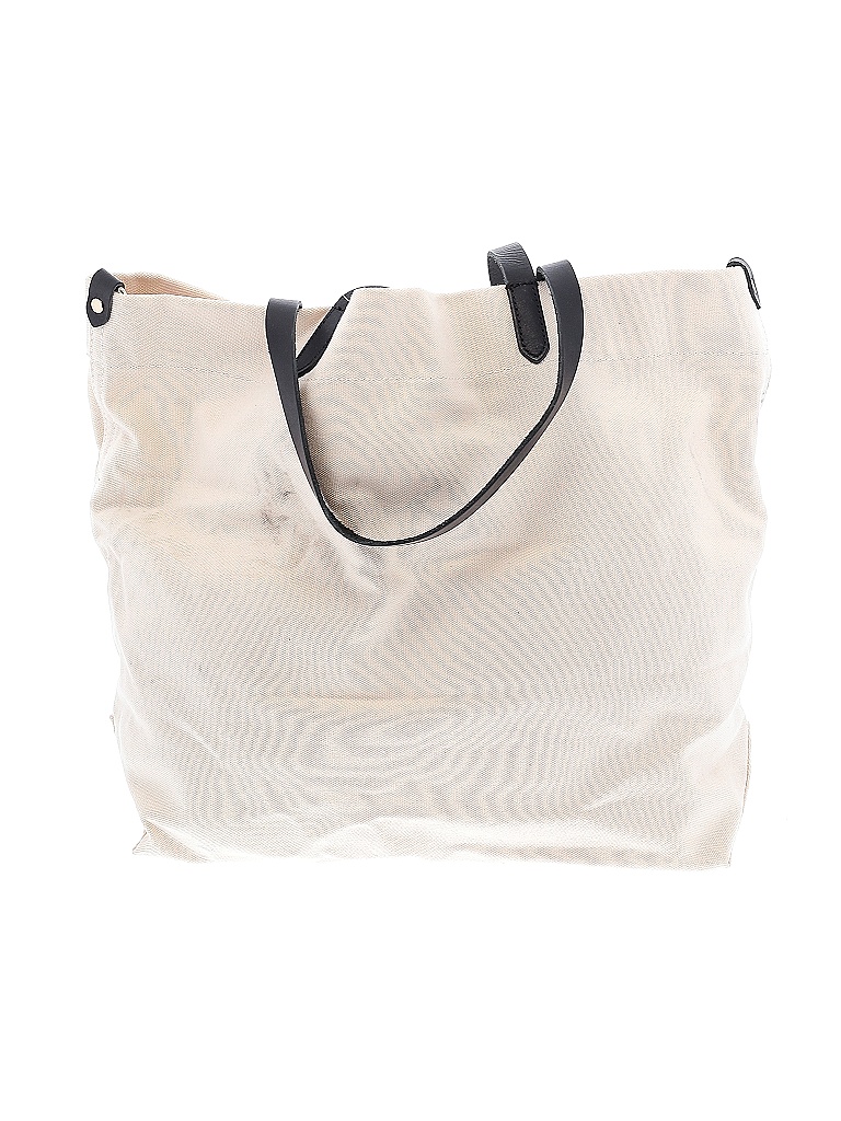 Banana Republic 100 Cotton Color Block Solid Colored Ivory Tote One Size 64 off thredUP