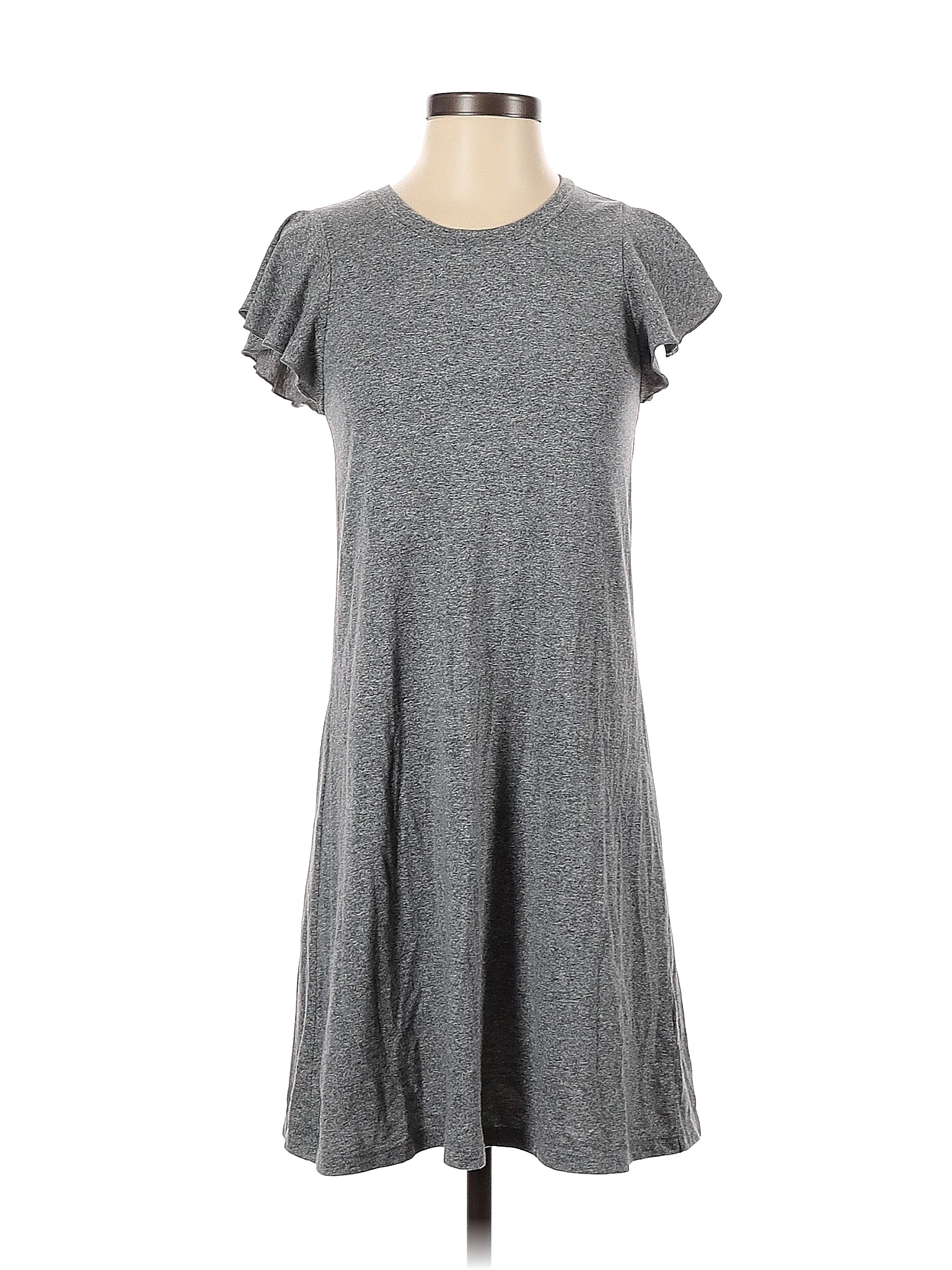 Gap Solid Gray Casual Dress Size Xs 88 Off Thredup