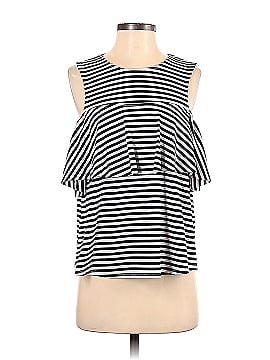 Zara W&B Collection Short Sleeve Top (view 1)