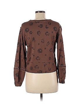 Splendid Corinna Leopard Print Sweatshirt (view 2)