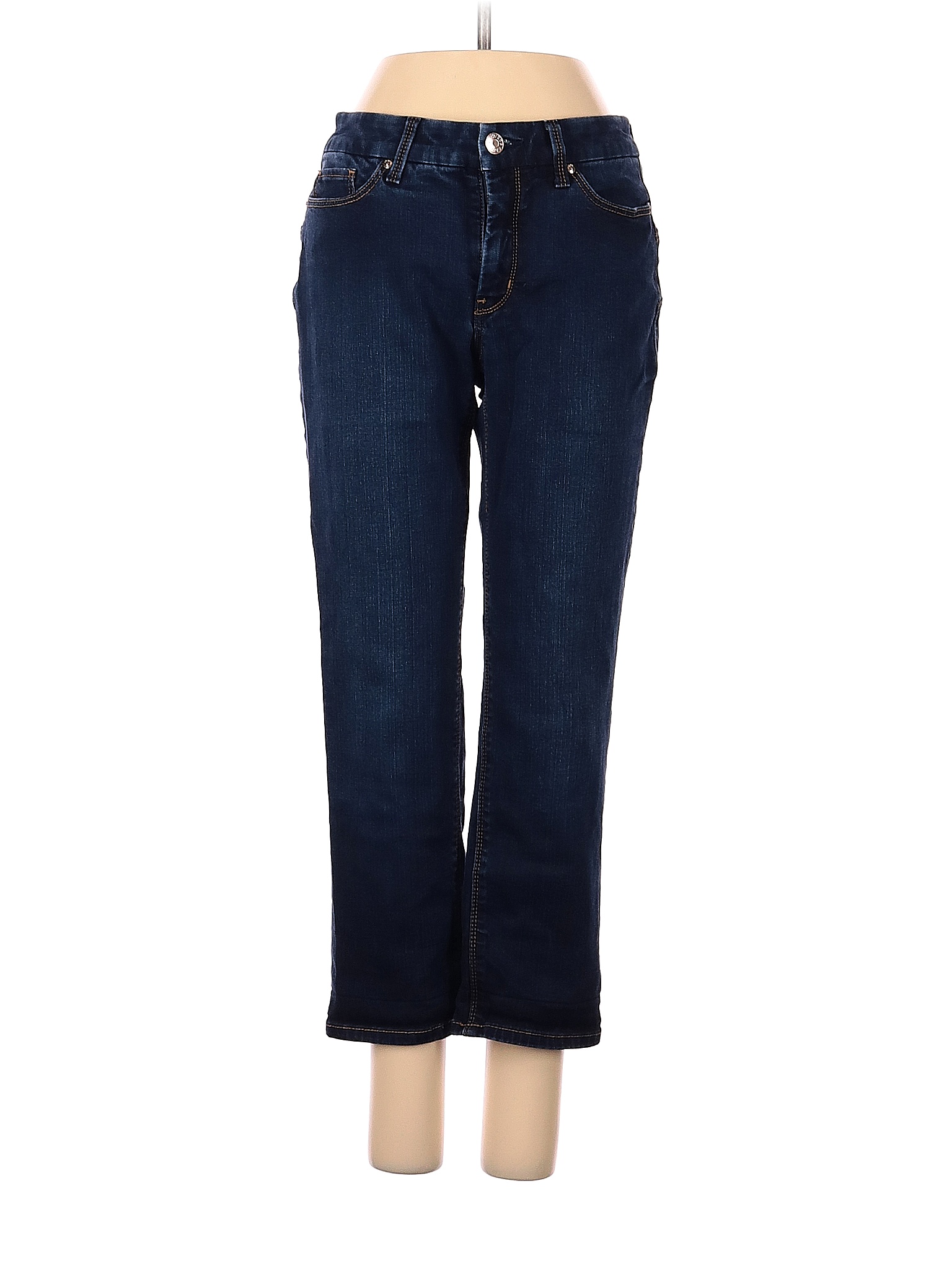 Chico's Solid Blue Jeans Size XS (000) - 87% off | thredUP