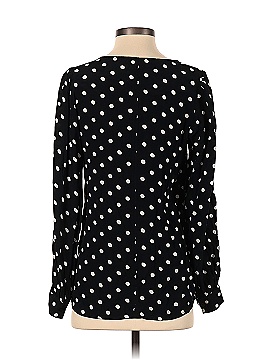 Something Navy Long Sleeve Blouse (view 2)
