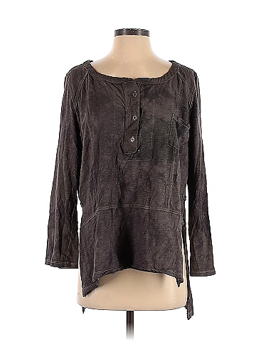 Vizio U.S.A. Long Sleeve Henley (view 1)
