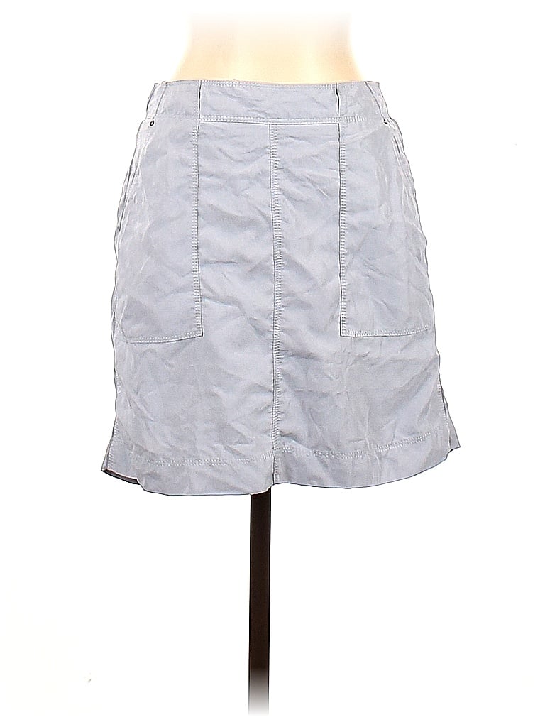 Pre-owned White House Black Market Casual Skirt In Gray