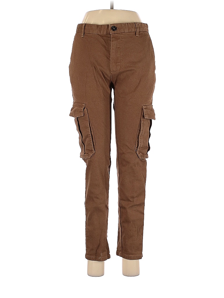 Zara Solid Colored Brown Cargo Pants 31 Waist - 58% off | thredUP