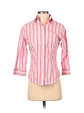 Pink Long Sleeve Button-Down Shirt (view 1)