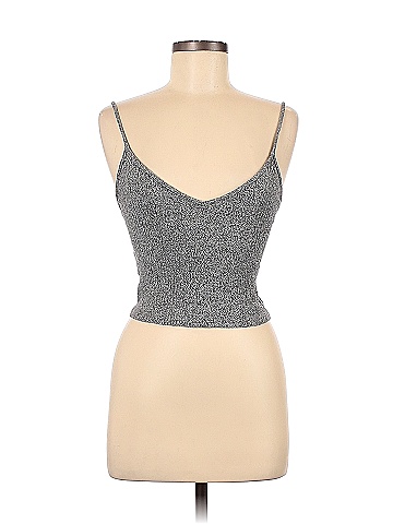 Brandy Melville Gray Tank Top One Size - 47% off