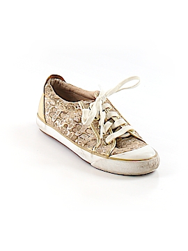 coach sneakers gold