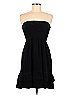 Lov' Me Solid Black Casual Dress Size M - photo 1