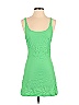Jamaican Style Solid Green Casual Dress Size S - photo 1