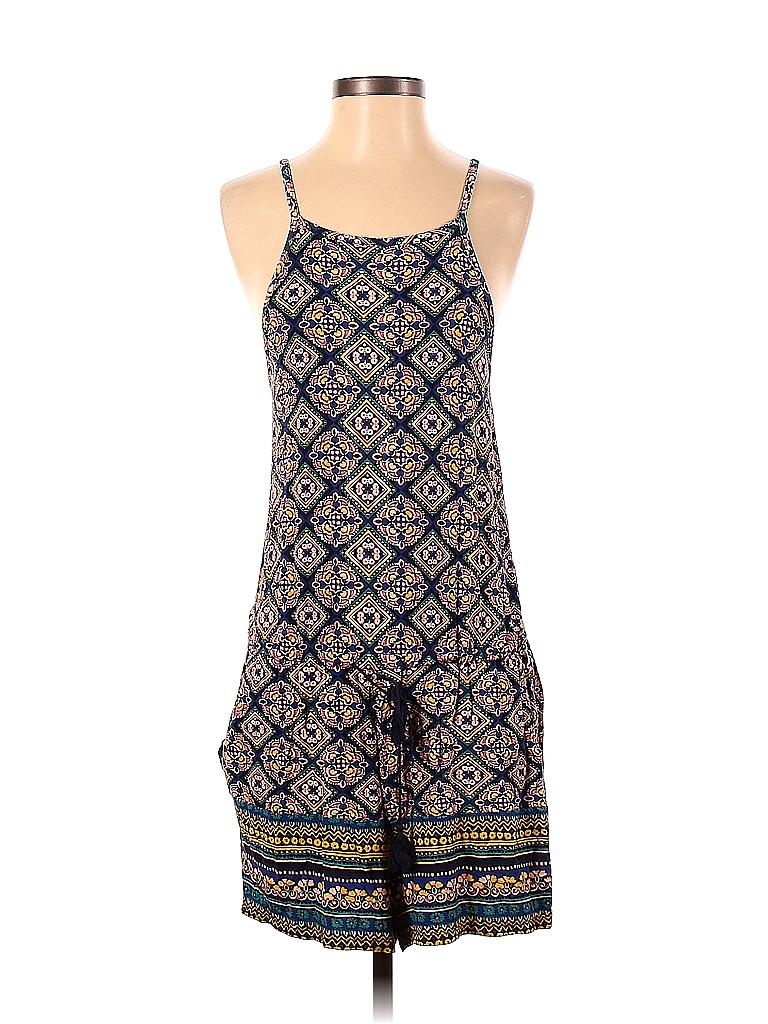 Old Navy Aztec Or Tribal Print Blue Romper Size S (Petite) - photo 1