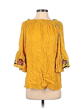 Debbie Dabble by Angel Biba 3/4 Sleeve Blouse (view 1)