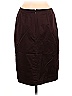 Le Suit Solid Burgundy Brown Formal Skirt Size 8 (Petite) - photo 2