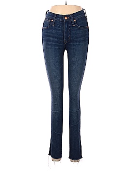 Madewell 9" Mid-Rise Skinny Jeans in Paloma Wash: Raw-Hem Edition (view 1)