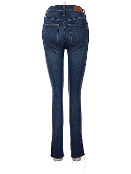 Madewell 9" Mid-Rise Skinny Jeans in Paloma Wash: Raw-Hem Edition (view 2)