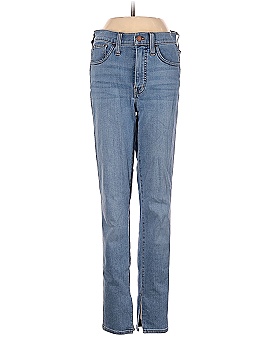 Madewell 10" High-Rise Roadtripper Supersoft Jeans in Minford Wash: Ankle-Slit Edition (view 1)