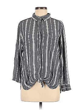 American Eagle Outfitters Long Sleeve Button-Down Shirt (view 1)