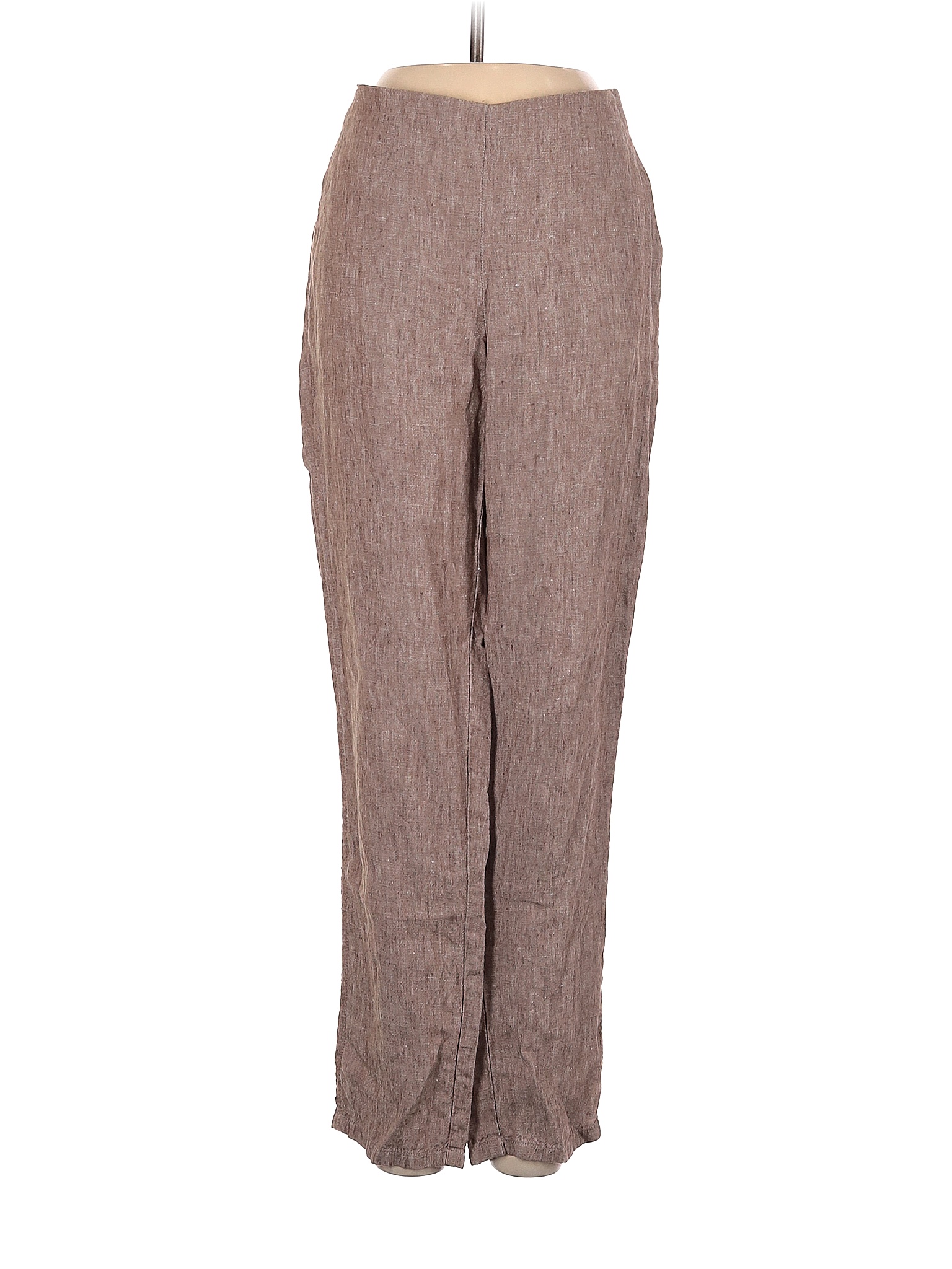 J.Jill 100 Linen Solid Colored Tan Linen Pants Size XS 77 off thredUP