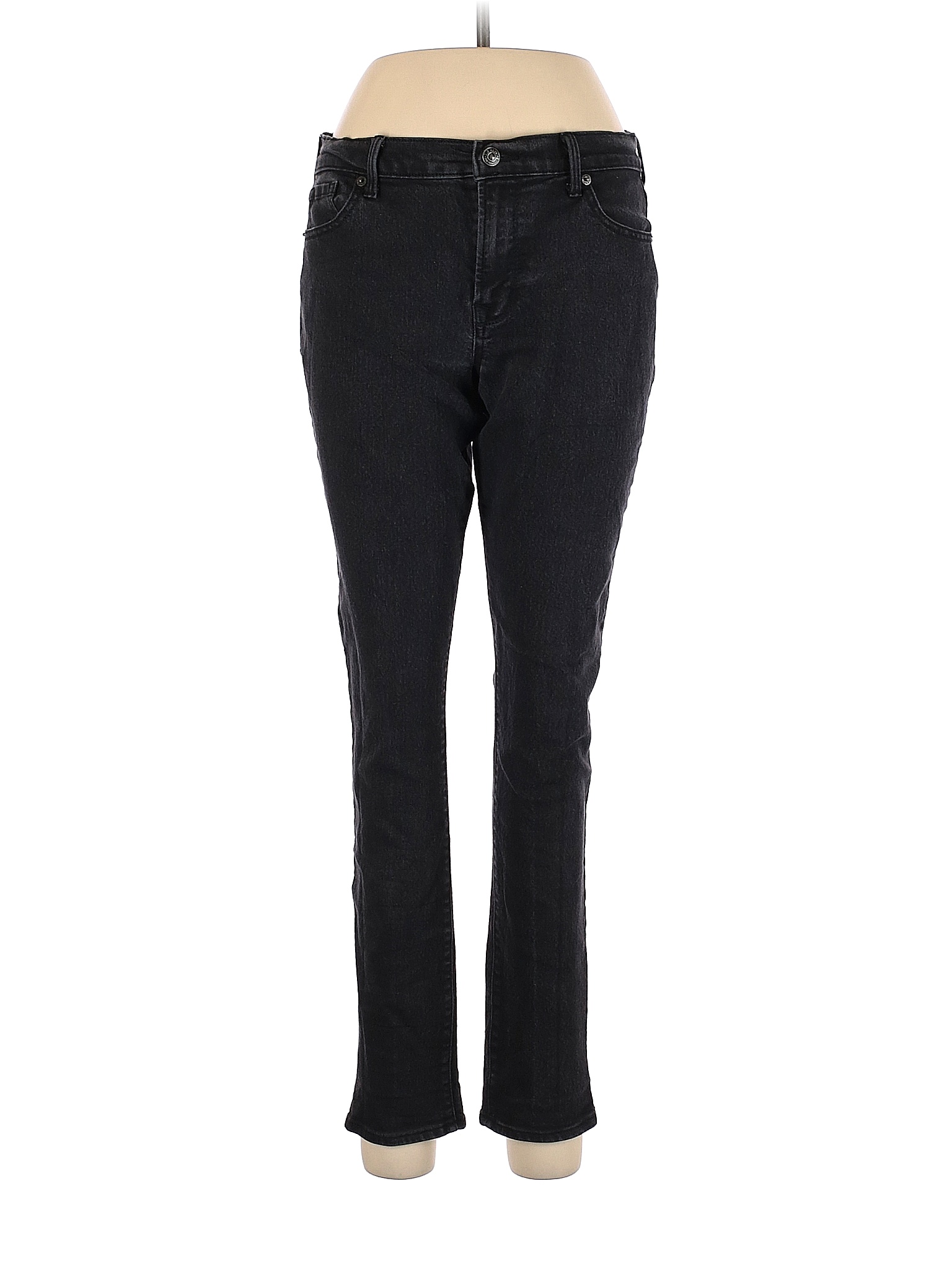 Three Dots Solid Black Jeans Size 10 - 87% off | thredUP