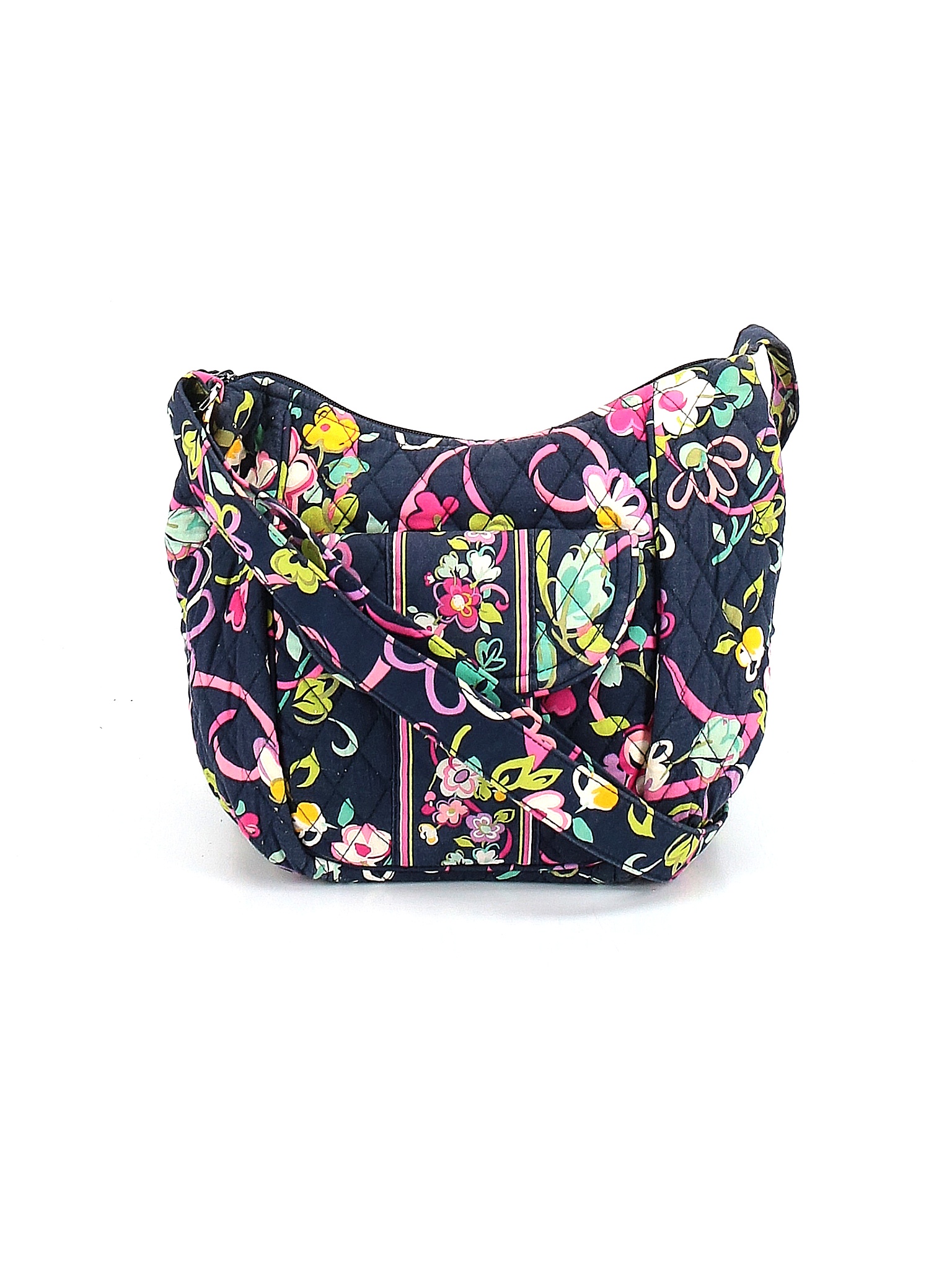 Vera Bradley Floral Multi Color Blue Crossbody Bag One Size 62 off