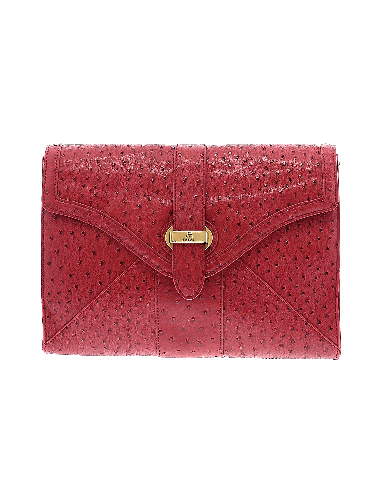 Koret 100% Synthetic Solid Colored Red Clutch One Size - 68% off | thredUP