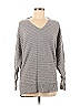 Soho JEANS NEW YORK & COMPANY 100% Acrylic Color Block Gray Pullover Sweater Size M - photo 1