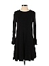 Ann Taylor LOFT Solid Black Casual Dress Size XS - photo 1