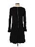 Ann Taylor LOFT Solid Black Casual Dress Size XS - photo 2
