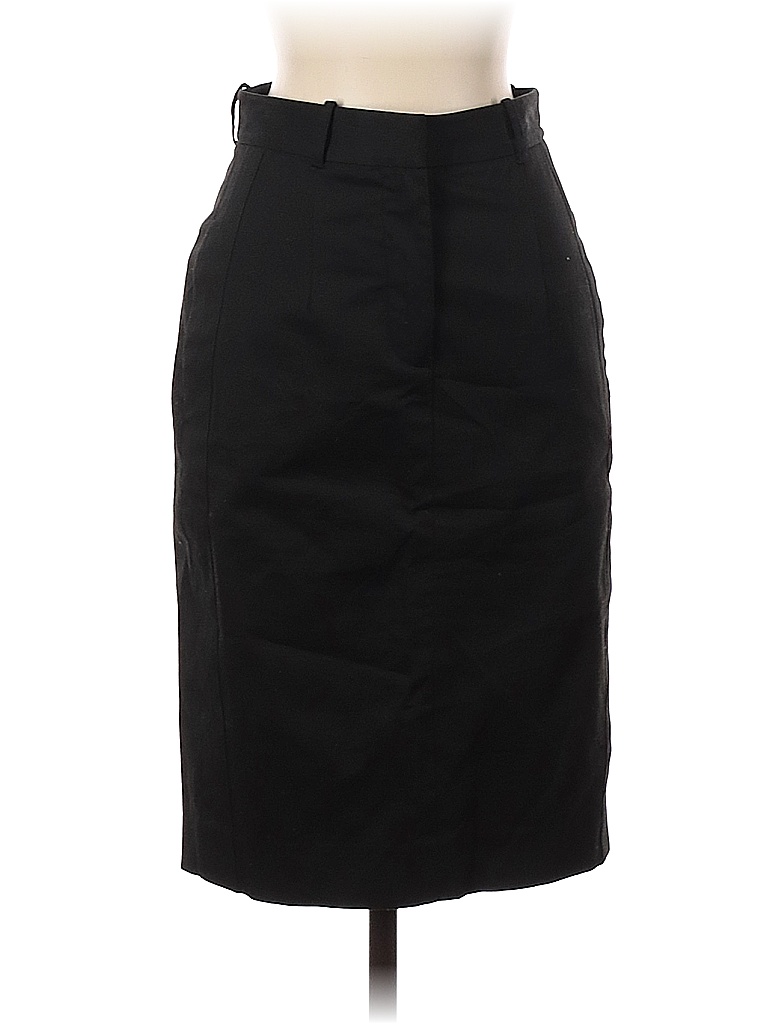 Robert Rodriguez Solid Black Casual Skirt Size 2 - photo 1