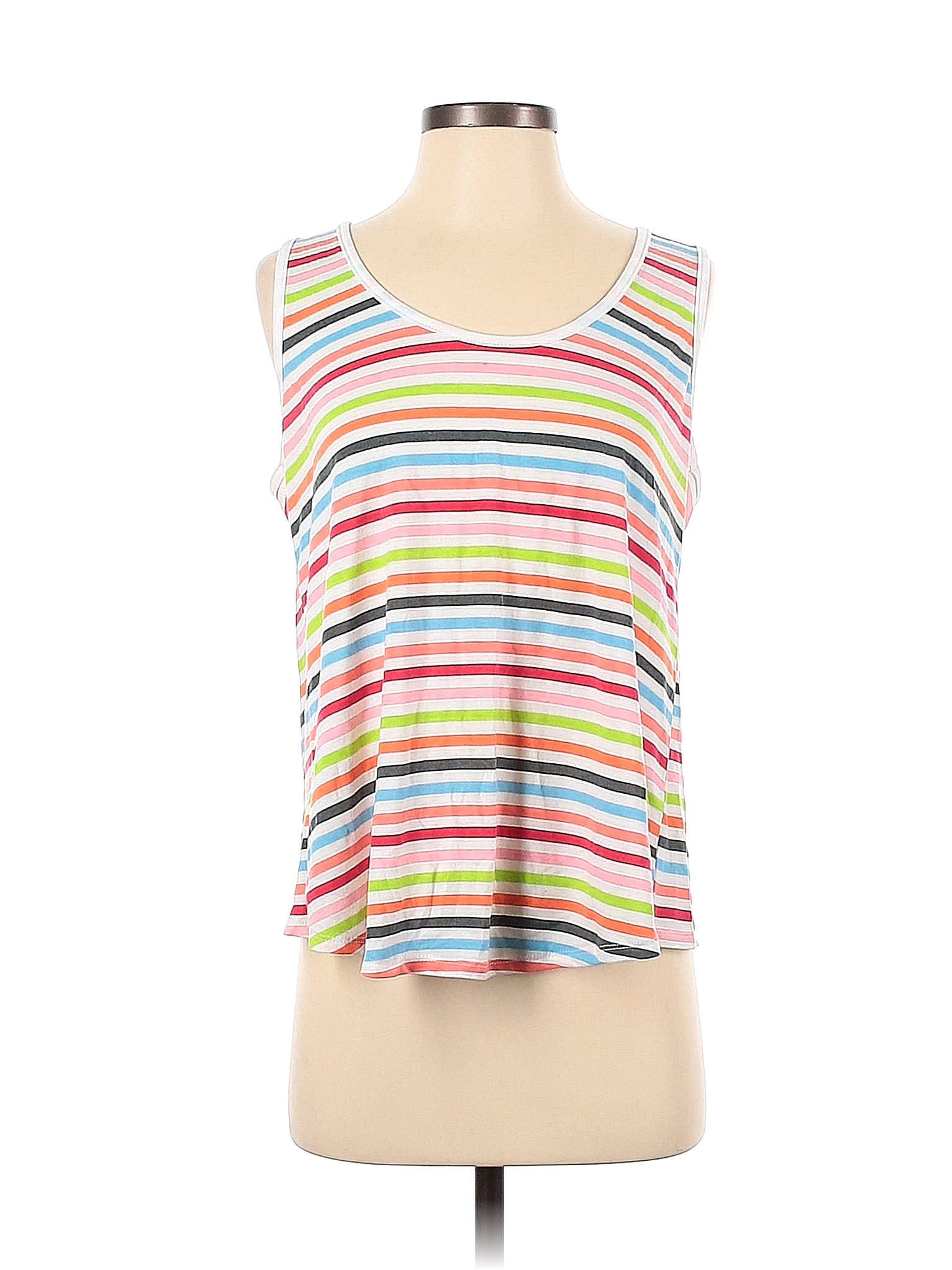 Thyme and Honey Stripes Multi Color Pink Tank Top Size S 57 off