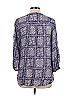 Akemi + Kin 100% Viscose Purple 3/4 Sleeve Button-Down Shirt Size L - photo 2