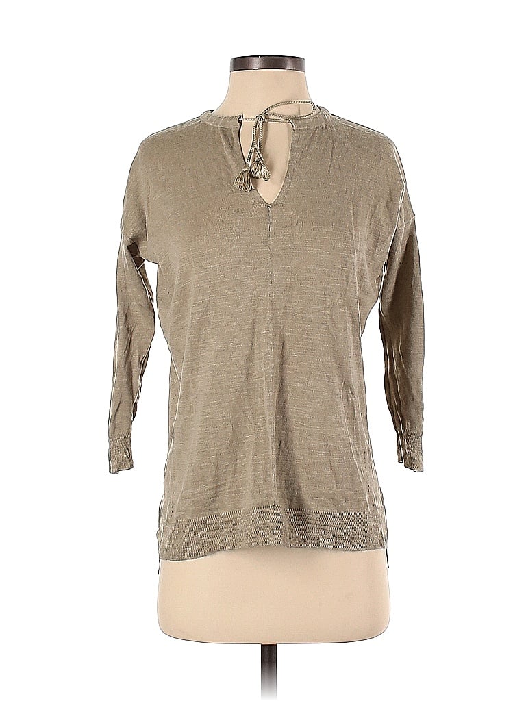 Pre-owned Ann Taylor Loft Pullover Sweater In Brown