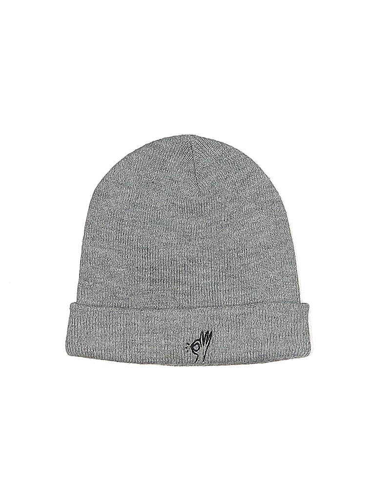Pre-owned Assorted Brands Beanie Hat In Gray