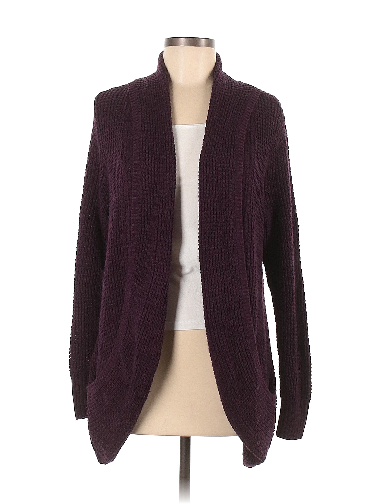 Market and Spruce Purple Cardigan Size M - 74% off | thredUP