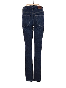 Madewell Tall 9" Mid-Rise Skinny Jeans in Black Sea (view 2)
