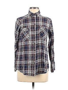 Taylor & Sage Long Sleeve Button-Down Shirt (view 1)