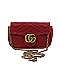 Gucci Vintage Super Mini GG Marmont Leather Crossbody Bag