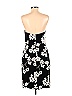 David Meister 100% Silk Floral Black Casual Dress Size 6 - photo 2