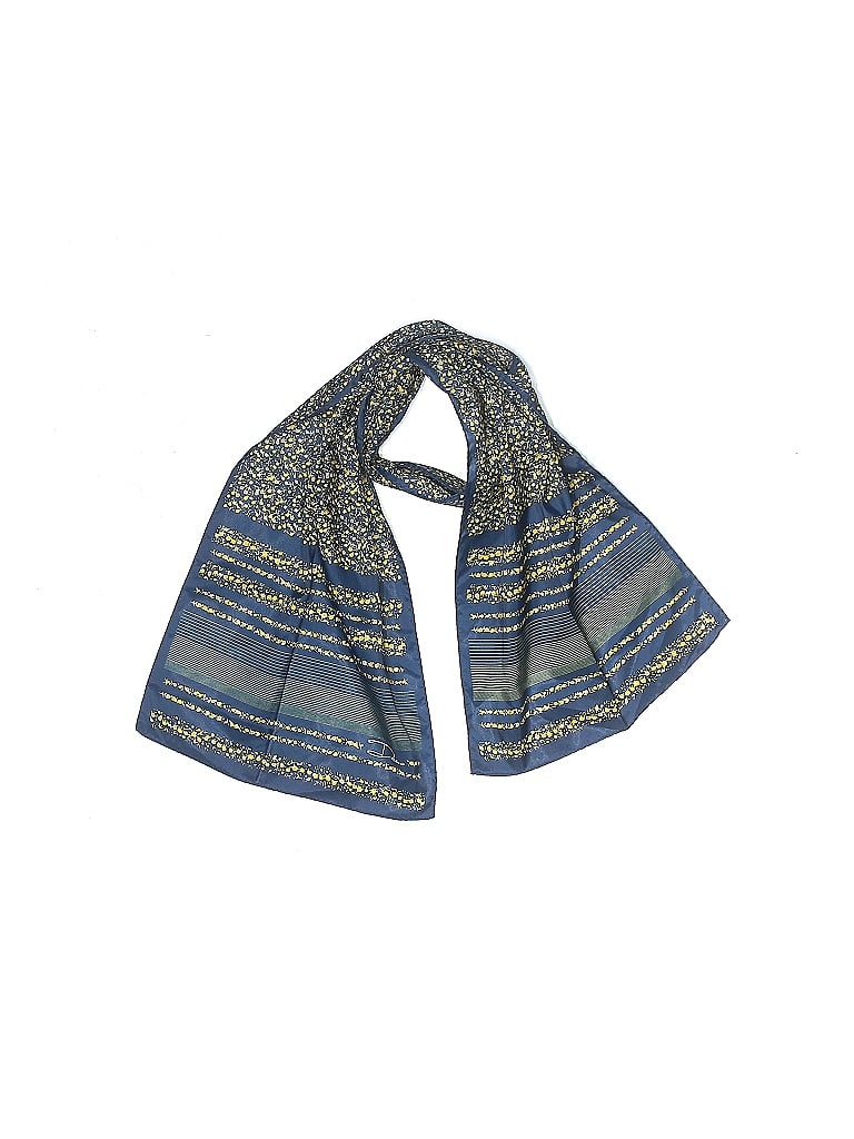 Pre-owned Assorted Brands Scarf In Blue