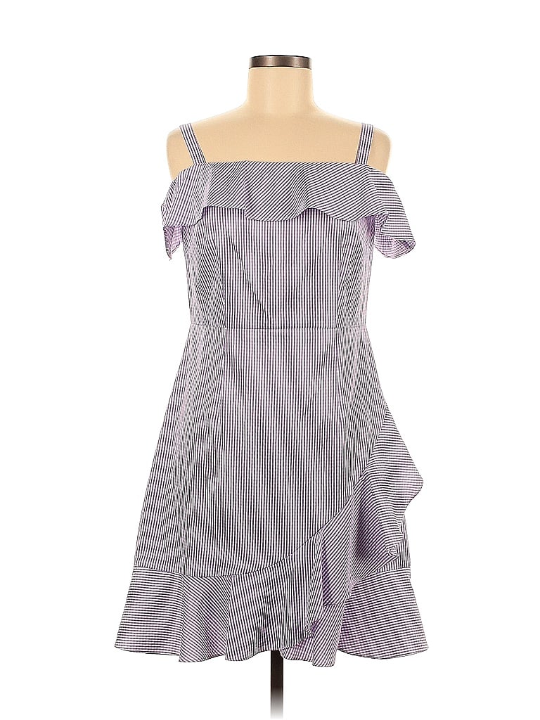 Donna Morgan Purple Casual Dress Size 6 - photo 1