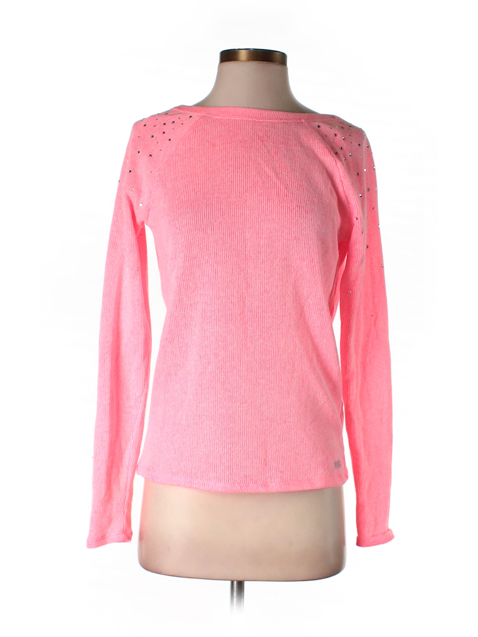 Victoria's Secret Pink Solid Pink Pullover Sweater Size S - 66% off