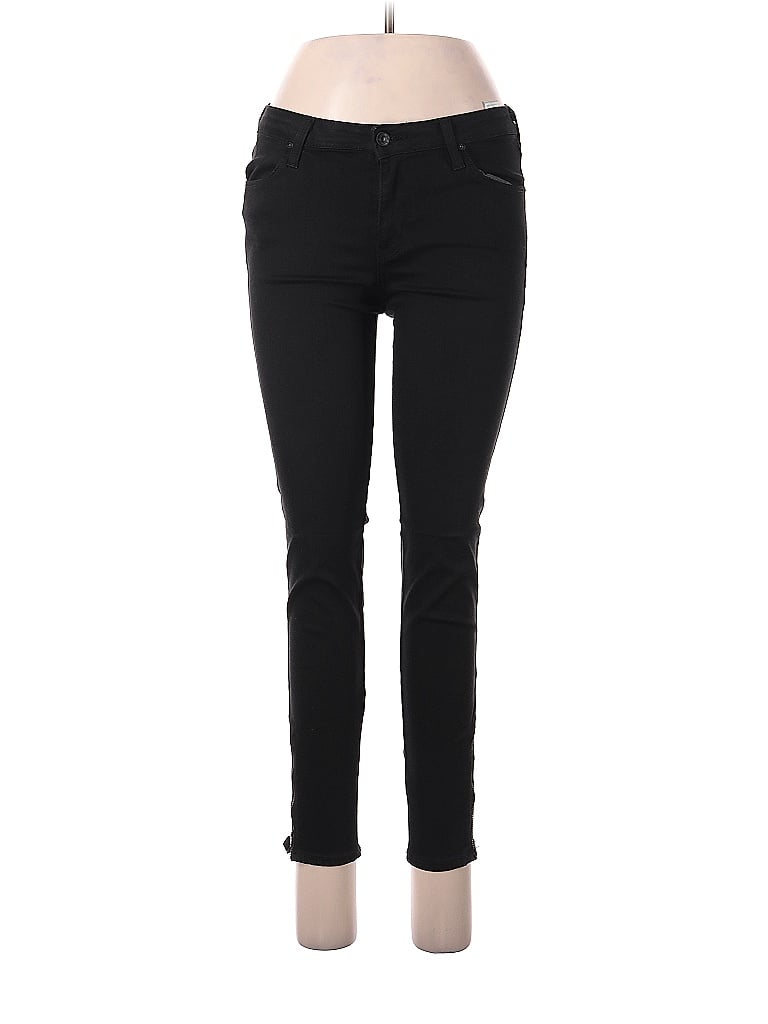 Pre-owned Just Black Jeans In Black