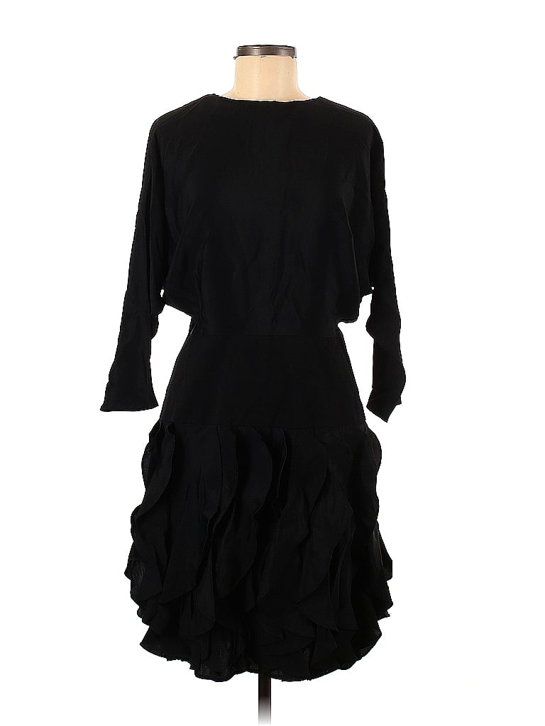 Pre-owned Betsy & Adam Cocktail Dress In Black