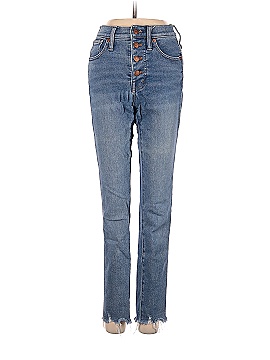 Madewell 10" High-Rise Skinny Jeans in Cordova Wash: Button-Front Edition (view 1)