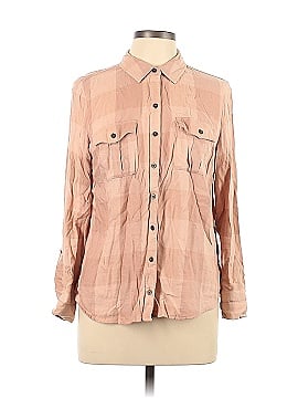 New Directions 3/4 Sleeve Button-Down Shirt (view 1)