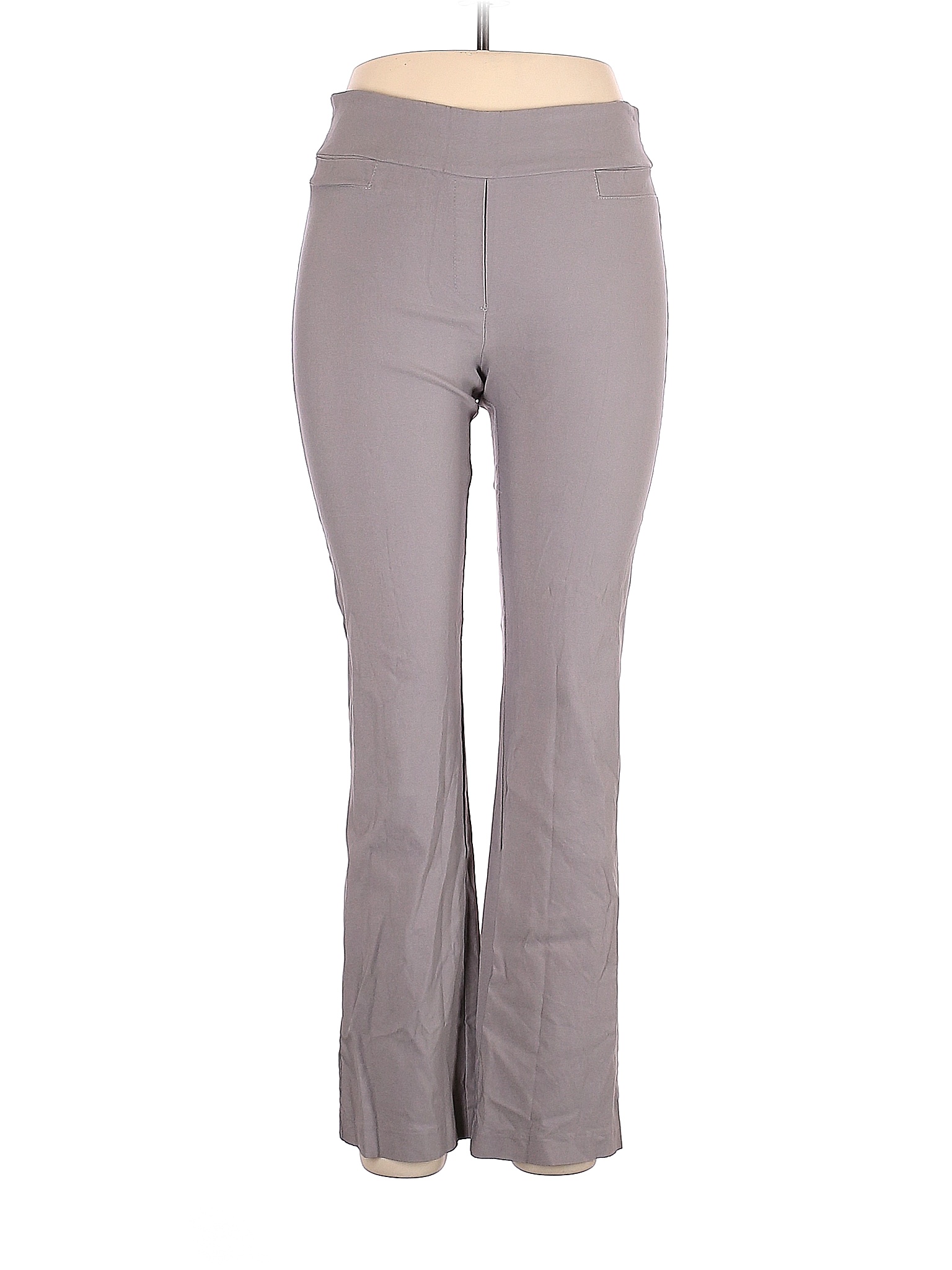 Rekucci Solid Gray Dress Pants Size 14 - 73% off | thredUP